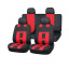 Чехлы на сиденье полиэстер 11 предм. SKYWAY DRIVE SW-121011 S ЧЕРНО/КРАСНЫЙ/S01301025