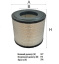 Фильтр воздушный AG 1139 \75М110956001\RE164839\GOODWILL   JOHN  (P603755)  (AF26200) (MANN. C33018)