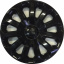 Колпаки колесные 13 "А-1" черные глянец (2шт)