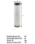 Фильтр воздушный AG 1097/1 \6001853120\GOODWILL   NEW HOLLAND  (SAK. A-8578) (MANN. CF1140/2)