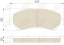 KOTL Тормозные колодки 3467KT \D1060JD00A   (NIBK. PN2801) (TRW. GDB3467)