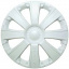 Колпаки колесные 14 "RS-T" белый глянец (2шт)