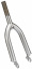 Вилка 14" сталь серебристая, арт. 110110