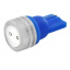 Автолампа диод T10 (W5W) 12V1SMD  EXTRA LIGHT без цок. радиатор 1 конт.SKYWAY Синий БЛ.2шт S08201144