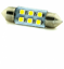 Светодиод 12V АС-6  WHITE FE-T11 *36 S8.5 6SMD (3528) (10 шт)    МАЯК