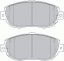 Колодки тормозные V697 Toyota PF1324k1 04465-14081 44652231279 04465-22311   FINWHALE