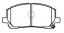 Колодки тормозные V986 Toyota PF1457 04465-48030   FINWHALE