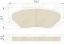 Тормозные колодки перед 3424KT \0446542180\KOTL    TOYOTA RAV 4 III/IV (06-)  (PN1530) (TRW.GDB3424)