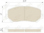 Тормозные колодки перед 3562KT \KDY93328Z\KOTL     MAZDA CX-5 (11-)  (PN25000)  (TRW. GDB3562)