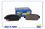 Колодка дискового тормоза зад.(Ceramic) PBF3781 \13300867\AMD.   CHEVROLET Cruze R15  (TRW. GDB1844)