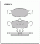 Дисковые передние тормозные колодки Allied Nippon ADB0134