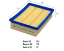 Фильтр воздушный AG 2028 \B511F2105010200\GOODWILL   CHANGAN Alsvin (23-)  (BIG. GB-95175)