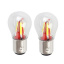 Светодиод 12V21-24 ORANG (YELLOW) S25 ВА15S б/отраж. (1 шт)   МАЯК
