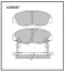 Дисковые передние тормозные колодки Allied Nippon ADB3867