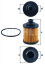 MAHLE Элемент фильтрующий масляного фильтра OX 418D ECO Z0322 (HU 712/7 x)