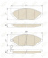 Тормозные колодки перед. 4606KT \96682858\KOTL   CHEVROLET SPARK (M300) 1.0/1.2 (10-) (TRW. GDB4606)
