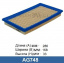 Фильтр воздушный AG 748 \1378054LA0\GOODWILL   SUZUKI SX4 (MANN. C29020 \C2974 \C28200) (VIC. A-981)
