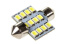 Автолампа диод T11 (C5W) 12V 12 SMD 1-конт 36мм Белая SKYWAY комп.2 шт S08201156