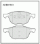 Дисковые передние тормозные колодки Allied Nippon ADB01323
