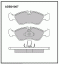 Дисковые передние тормозные колодки Allied Nippon ADB01007