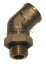 Фитинг внутрен/наружн резьба угловой 45 градусов M22x1,5 F16x1,5 ; INF.11.M22F16L45