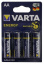 Эл-т питания VARTA ENERGY AA 4*BL пальчиковые