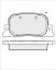 Колодки тормозные задние V992 Toyota PF1431 04466-32030 04466-32040   FINWHALE