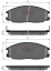 KOTL Тормозные колодки 3297KT \5810126A00   (NIBK. PN0103)  (TRW. GDB3297)