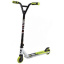 Самокат для детей NOVATRACK WOLF EL, PU колеса с пластик.ободом черно-зеленый 149643