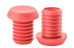 Заглушка ручек руля XH-B017 диаметром 19,8 мм, ПВХ красная (пара) 3410-10043, арт. 150256