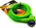 Замок противоугонный TRIX трос, ключи, 12х1500мм, пластиковая оплетка, зеленый