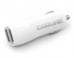 Адаптер автомобильный CARLINE®  2хUSB (1A и 2.1А) в прикуриватель 12/24В, белый Ch-2uw 
