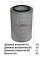 Фильтр воздушный AG 1011 \178012600\GOODWILL    ISUZU (SAKURA. A-6006) (VIC. A-274)  (MANN. C24430)