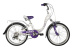 Велосипед NOVATRACK 20" BUTTERFLY сталь, белый-фиолет., 6-скор, TY21/RS35/SG-6SI, V-brake, баг153802