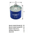 Фильтр топливный FG 533 \24746017\GOODWILL    (P556245)  (FF167A)  (MANN. P917X)
