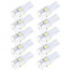 Светодиод 24V T10-5050 Crystal White 6SMD ФАНЛАЙТ  (10шт) 24-628 (24-765)