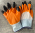Перчатки облив нитрил (Оранжевый/черный)