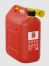 Канистра пластиковая OKTAN Classic КРАСНАЯ 20л