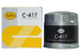 Фильтр маслянный C-417 TopFils Корея