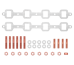 РК крепления коллектора ГАЗ-53 (прокладка, шпильки, гайки) (КВАДРАТИС)