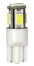 Светодиод 12V T10  6SMD (5630/5730) W2.1x9.5d WHITE (уп. 10 шт) 12T10-W\6SMD5630 (W5W)